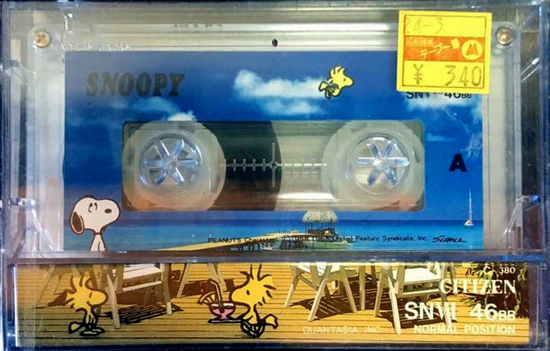 Compact Cassette Citizen Snoopy SN VI 46 "SNVI-46BB" Type I Normal 1985 Japan