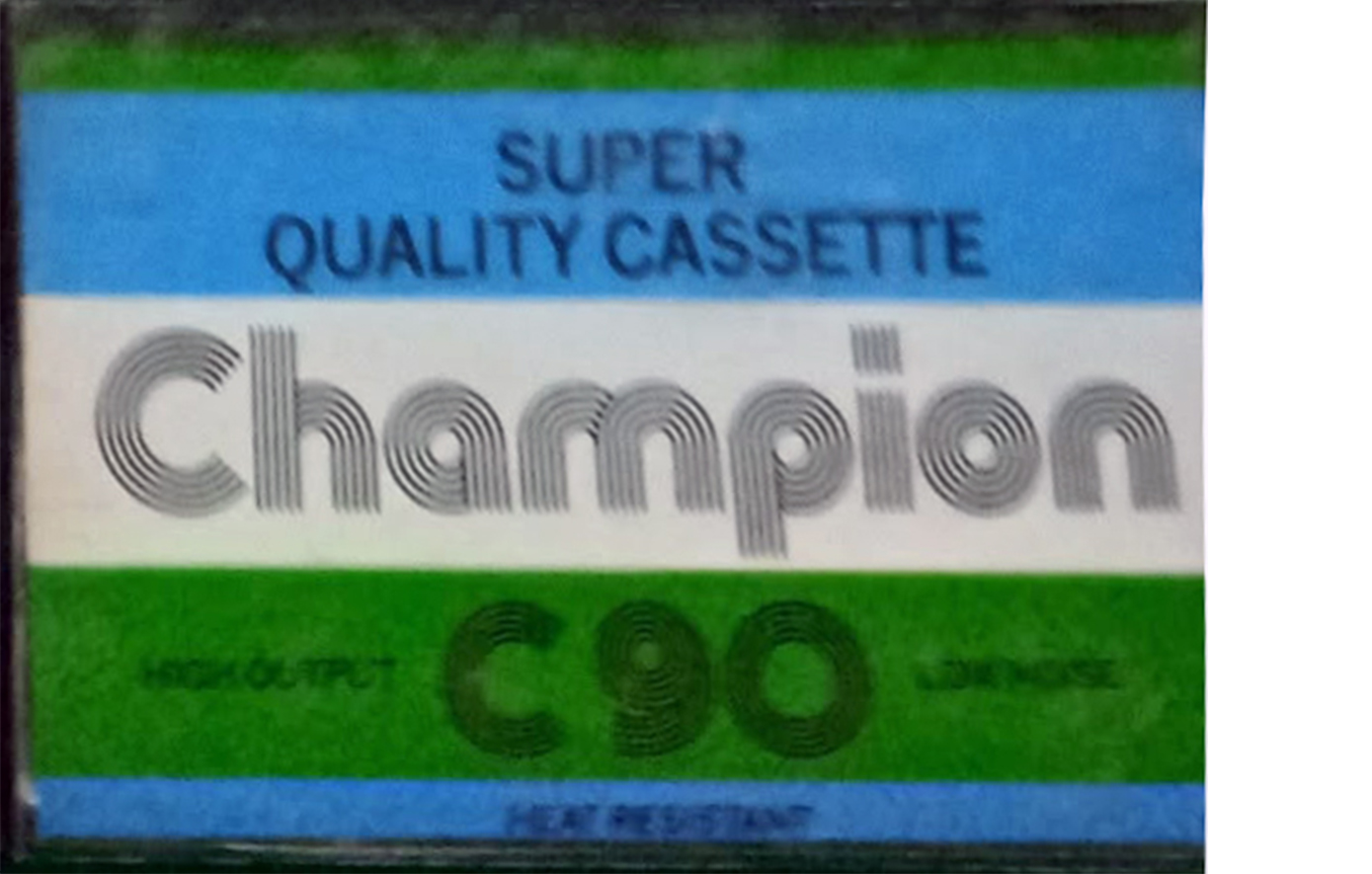 Compact Cassette Champion 90 Type I Normal Sweden