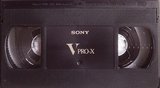 VHS, Video Home System Sony Pro-X 180 "E-180VPRO-XF" Type I Normal Europe
