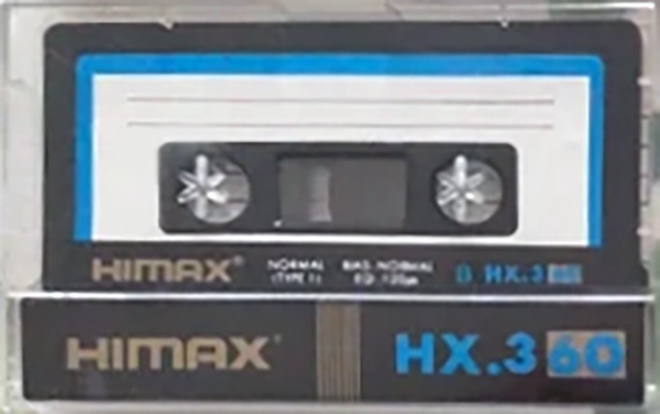 Compact Cassette Himax HX.3 60 Type I Normal South Korea