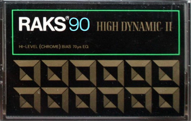 Compact Cassette: RAKS  - High Dynamic II 90