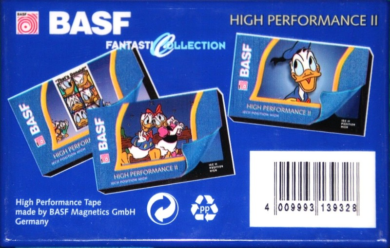 Compact Cassette BASF High Performance II 90 "That‘s Donald Edition 1" Type II Chrome 1995 Europe