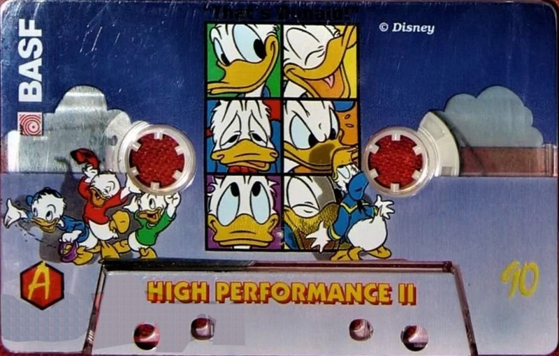 Compact Cassette BASF High Performance II 90 "That‘s Donald Edition 1" Type II Chrome 1995 Europe