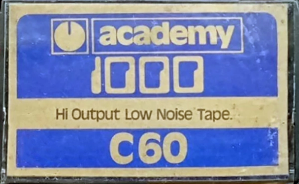 Compact Cassette Academy 60 "1000" Type I Normal 1980 Europe