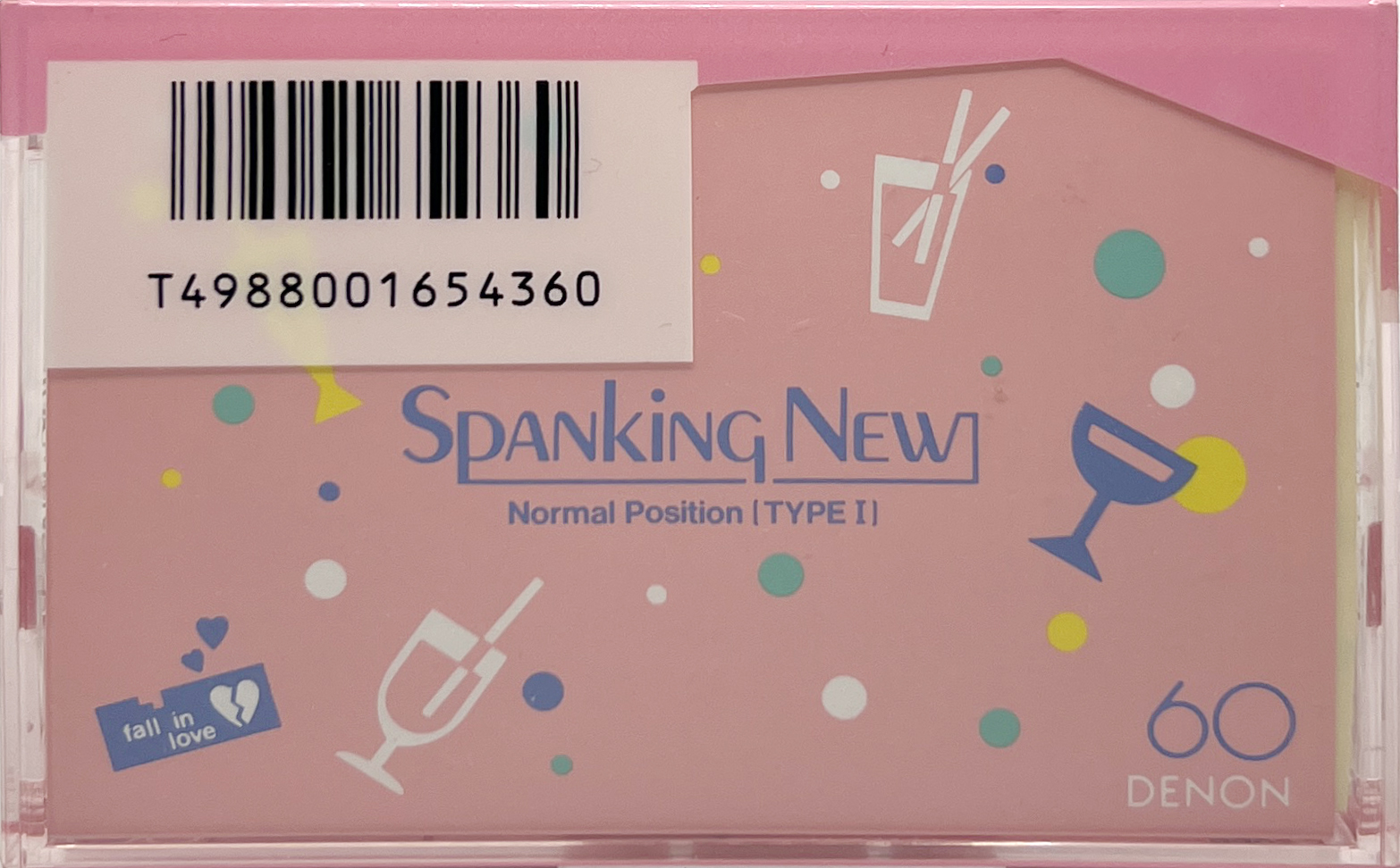 Compact Cassette Denon KF 60 "Spanking New KF60PB" Type I Normal 1988 Japan