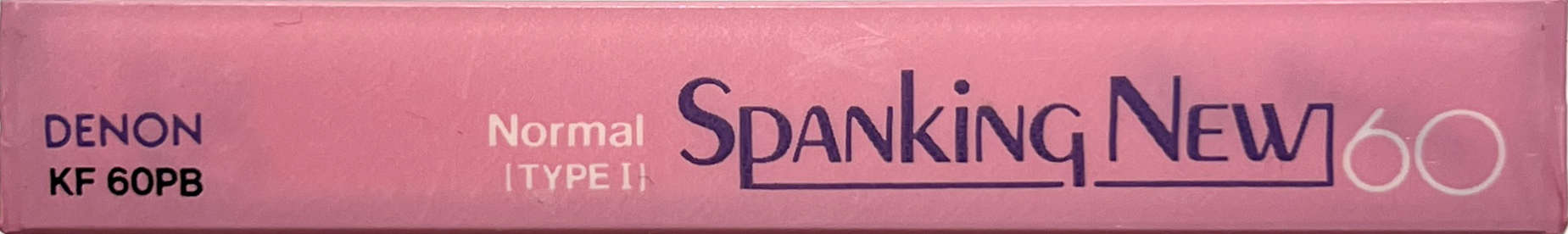 Compact Cassette Denon KF 60 "Spanking New KF60PB" Type I Normal 1988 Japan