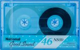 Compact Cassette National NS 46 "RT-46NS (B)" Type I Normal 1985 Japan