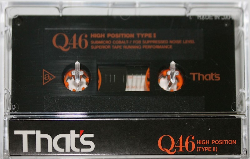 Compact Cassette Thats Q 46 Type II Chrome 1987 Japan