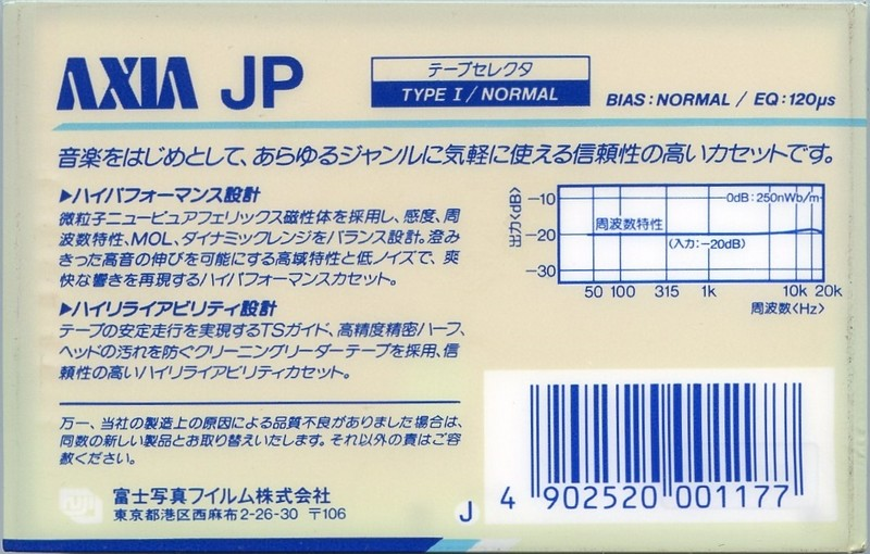 Compact Cassette: FUJI AXIA - JP 46