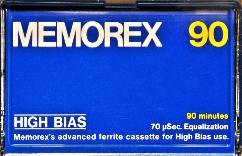 Compact Cassette Memorex High Bias 90 Type II Chrome 1979 USA