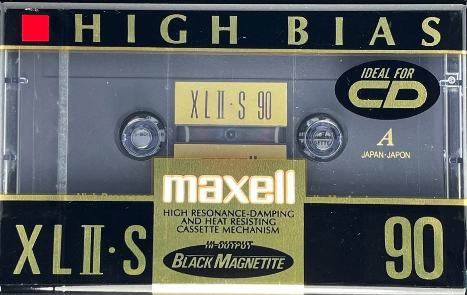 Compact Cassette Maxell XLII-S 90 Type II Chrome 1993 North America
