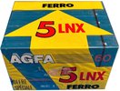 5 pack AGFA LNX 60 Type I Normal 1986 France