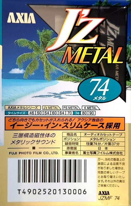 Compact Cassette: FUJI AXIA - J`z Metal 74