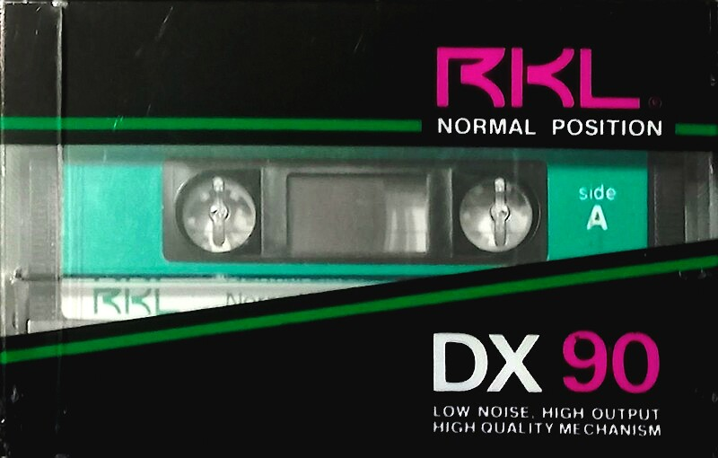 Compact Cassette RKL 90 "DX" Type I Normal South Korea