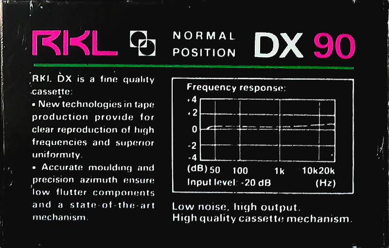 Compact Cassette:  RKL -  90