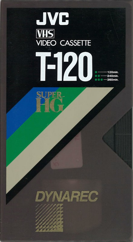 VHS, Video Home System:  JVC - Super HG 120