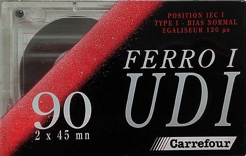Compact Cassette Carrefour UD I 90 Type I Normal France