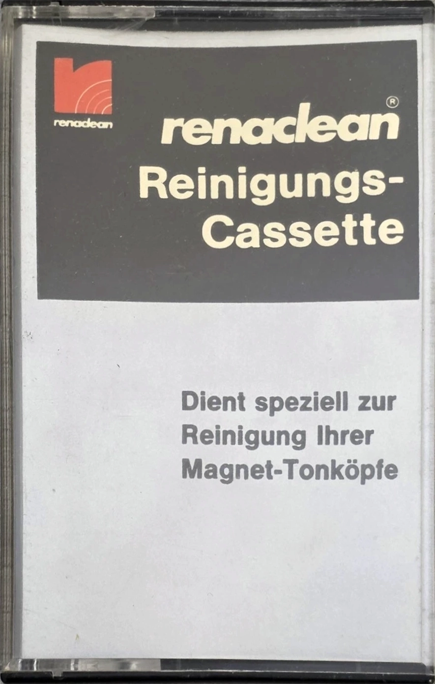 Compact Cassette Renaclean Cleaning Cassette Germany