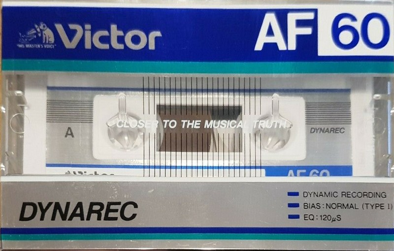 Compact Cassette Victor Dynarec AF 60 "AF-60WT" Type I Normal 1985 Japan