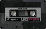 Compact Cassette Hitachi UD 60 "C60EX" Type II Chrome 1977 Japan