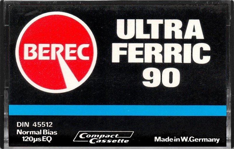 Compact Cassette Berec 90 Type I Normal UK