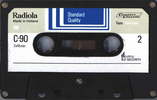 Compact Cassette Radiola Standard Quality 90 Type I Normal 1975 Europe