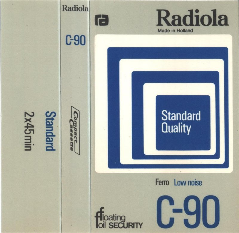 Compact Cassette: Philips Radiola - Standard Quality 90