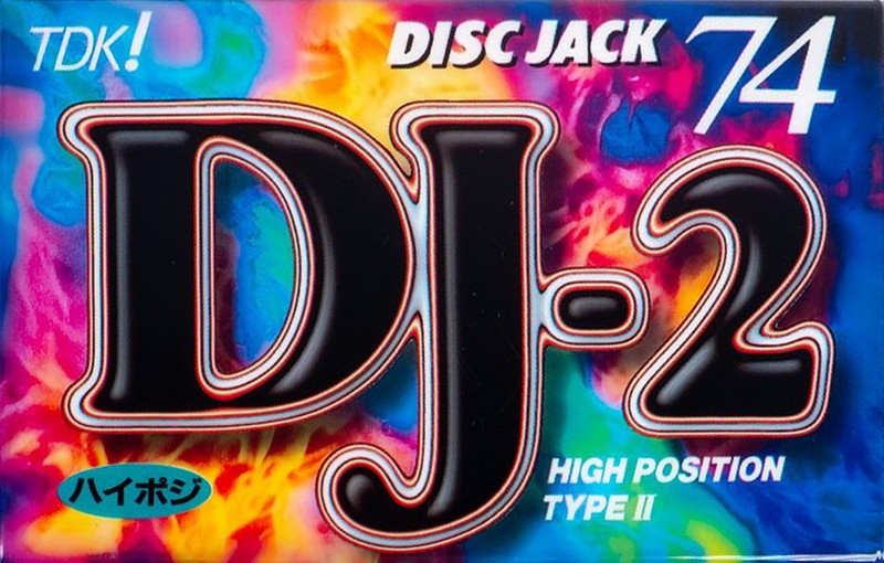 Compact Cassette TDK DJ2 Disc Jack 74 "DJ2-74N" Type II Chrome 1996 Japan