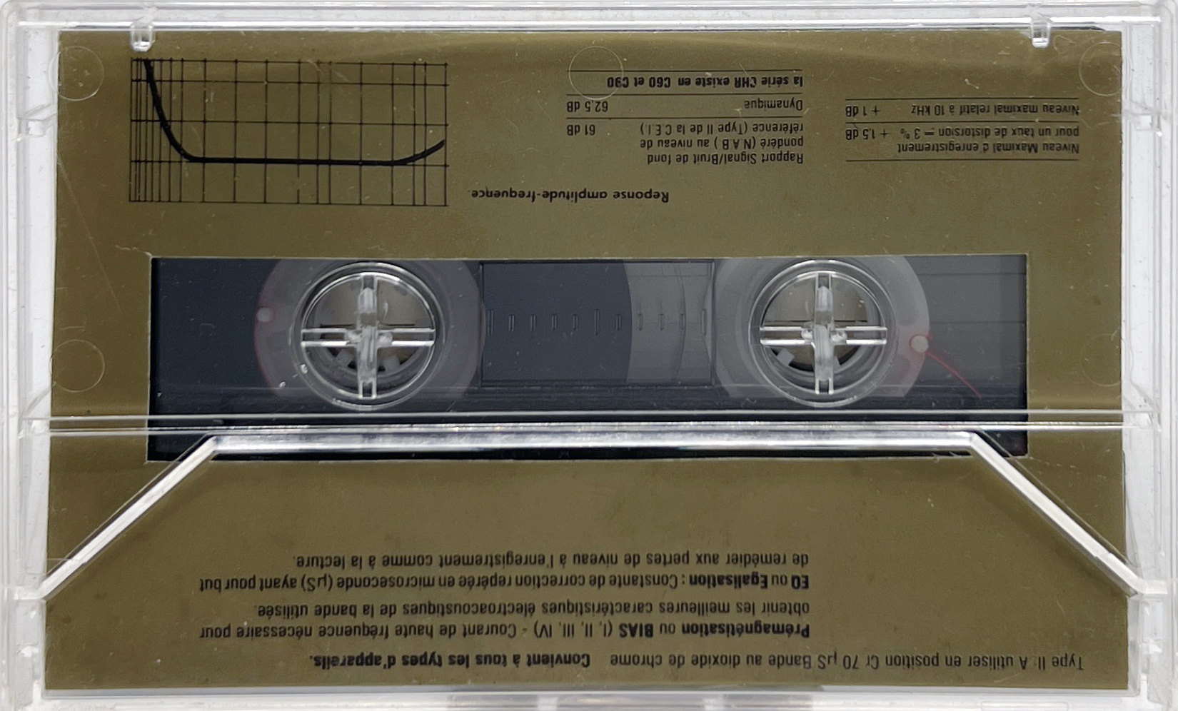 Compact Cassette KB Music CHR 90 Type II Chrome 1987 France