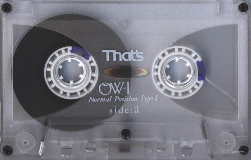 Compact Cassette Thats OW-1 50 Type I Normal 1991 Japan