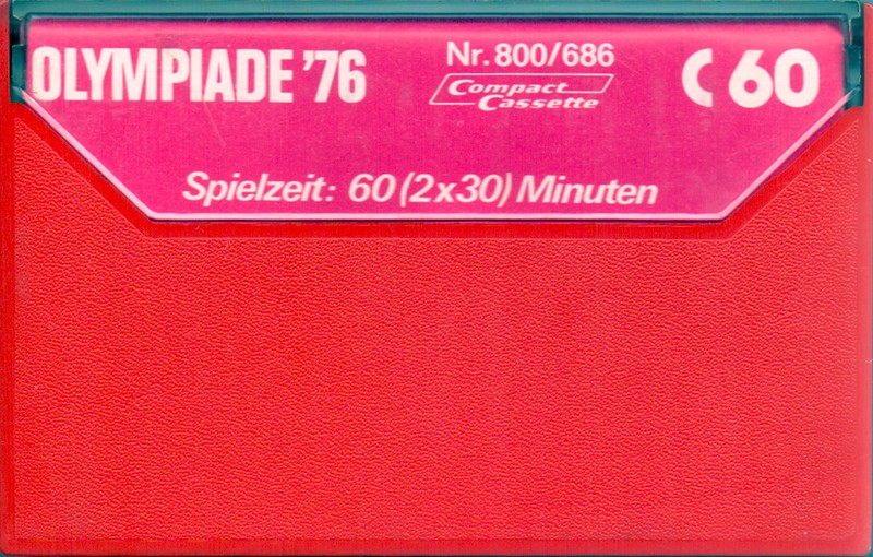 Compact Cassette Olympiade 76 60 Type I Normal 1976 Germany