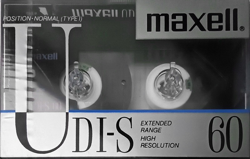 Compact Cassette Maxell UDI-S 60 Type I Normal 1988 Japan