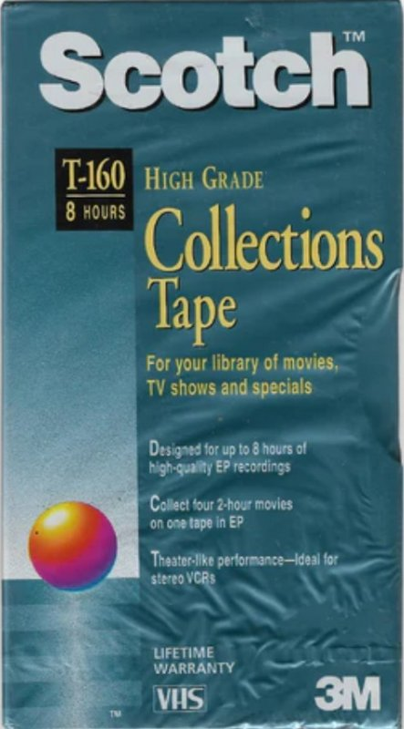 VHS, Video Home System: 3M Scotch - Collections 160