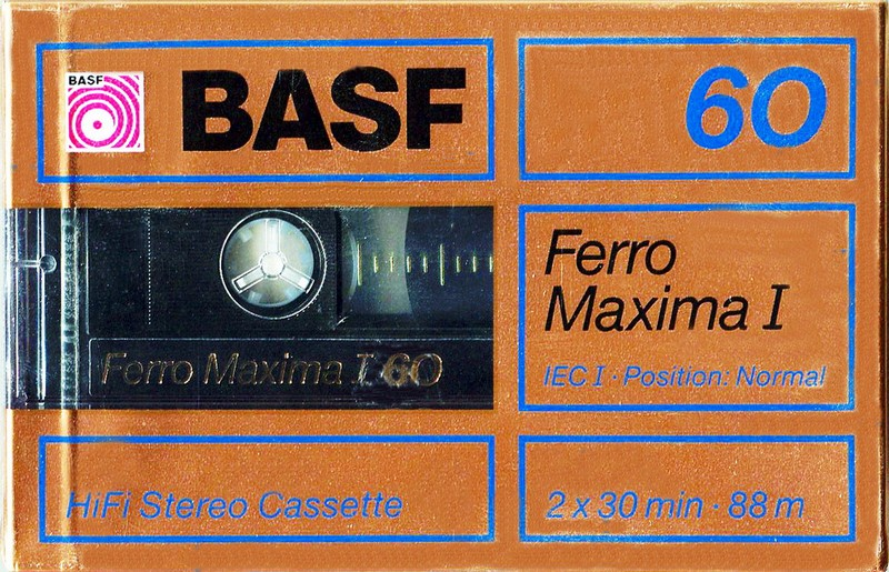 Compact Cassette: BASF  - Ferro Maxima I 60