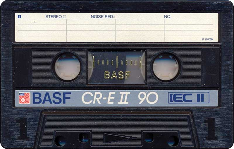 Compact Cassette BASF Chromdioxid Extra II 90 "CR-E II" Type II Chrome 1985 Europe
