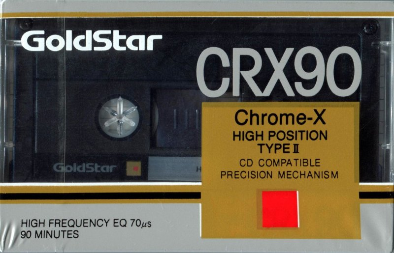 Compact Cassette: GoldStar / LG Goldstar - CRX 90