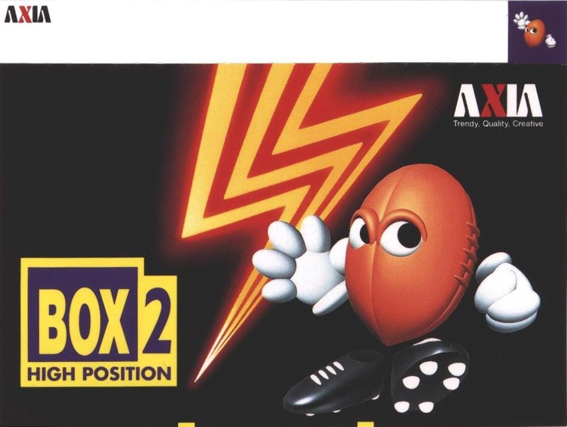 Compact Cassette AXIA Box 2 50 "BOX2B 50" Type II Chrome 1996 Japan