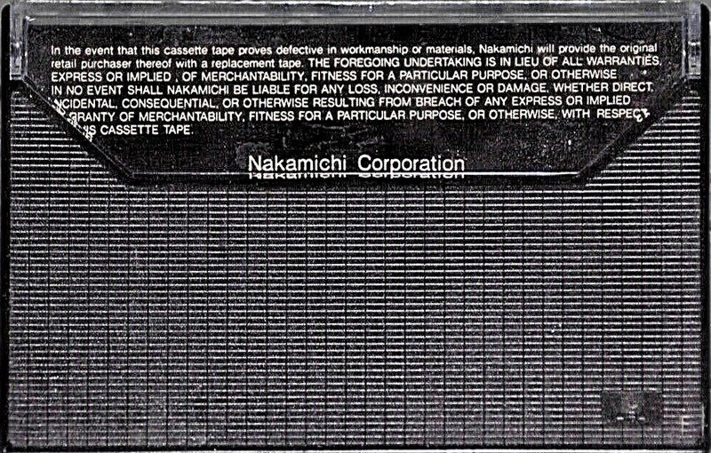 Compact Cassette:  Nakamichi - ZX 90