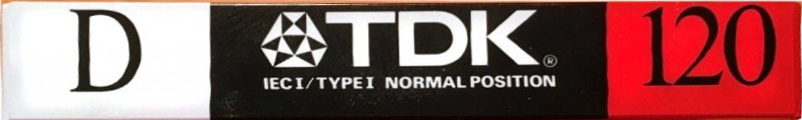 Compact Cassette TDK D 120 Type I Normal 1988 Australia, Europe