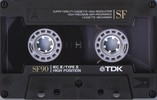 Compact Cassette TDK SF 90 "SF-90SE" Type II Chrome 1990 Australia, Europe