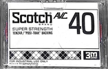 Compact Cassette Scotch AVC 40 Type I Normal USA