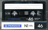 Compact Cassette Pioneer N1 46 Type I Normal 1981 Japan