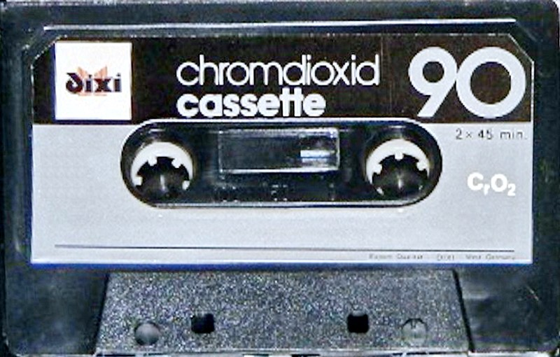 Compact Cassette Dixie 90 Type II Chrome 1980 Germany