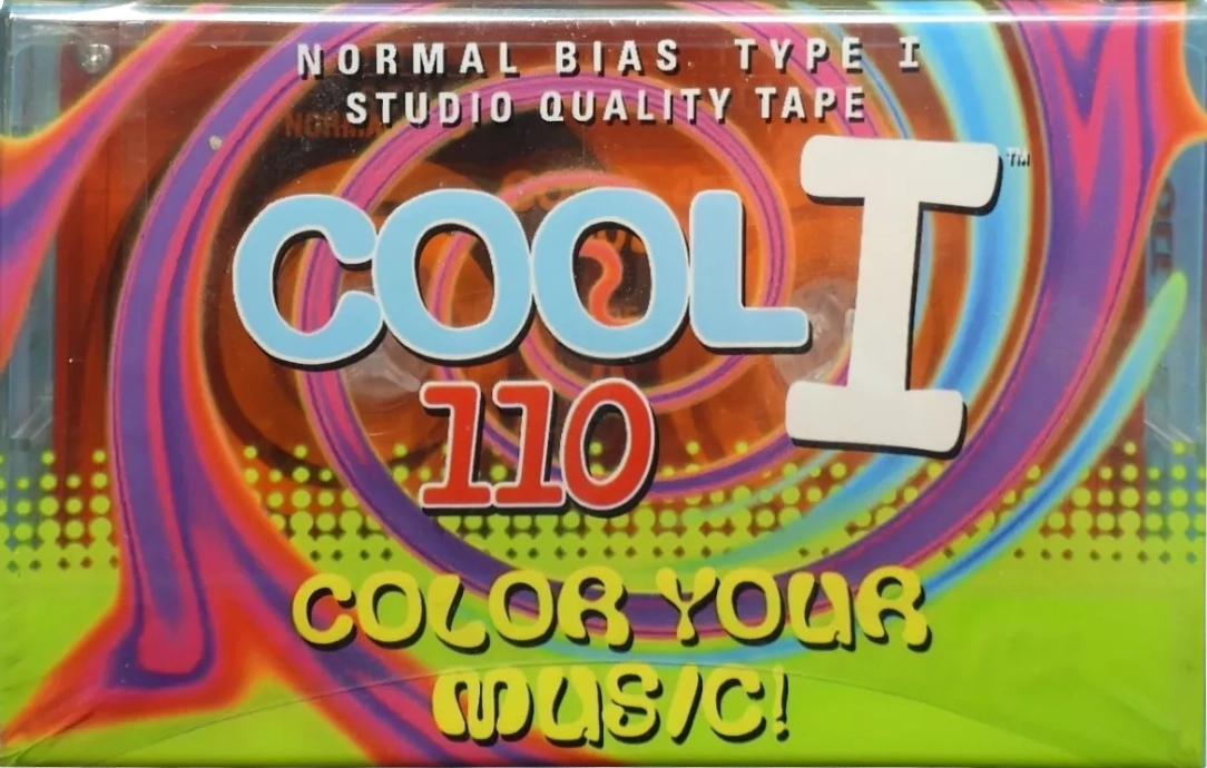 Compact Cassette ICE COOL 110 "Orange" Type I Normal 1996 USA