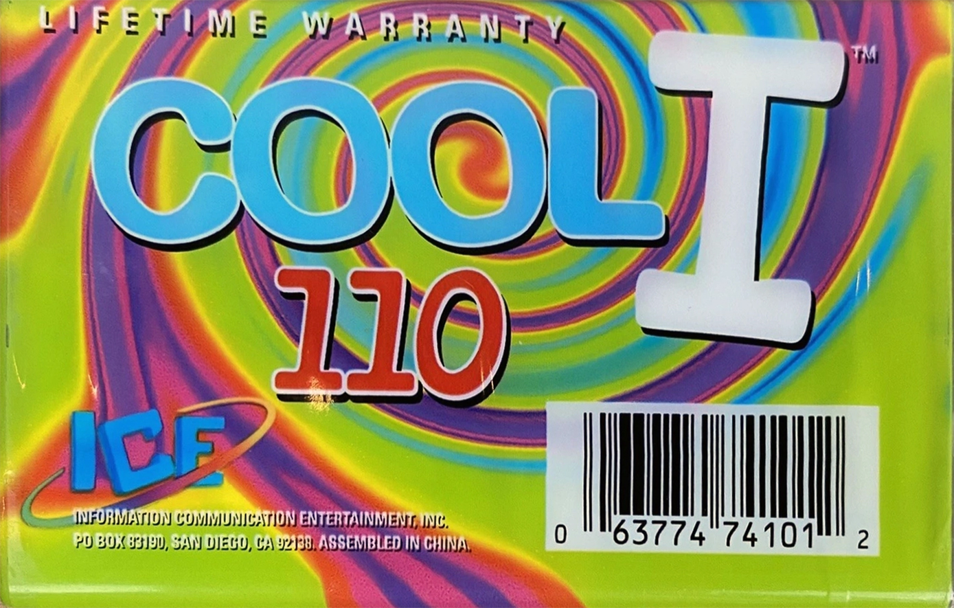 Compact Cassette ICE COOL 110 "Orange" Type I Normal 1996 USA