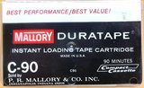 Compact Cassette Mallory 90 Type I Normal 1980 USA
