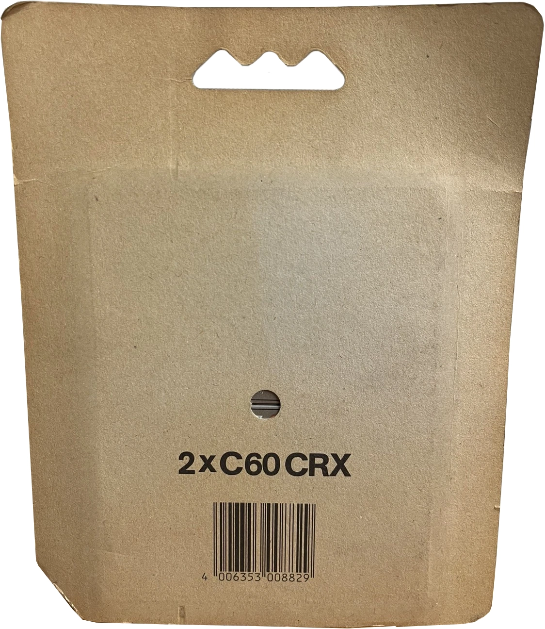 Blister AGFA CRX 60 Type II Chrome 1982 Europe