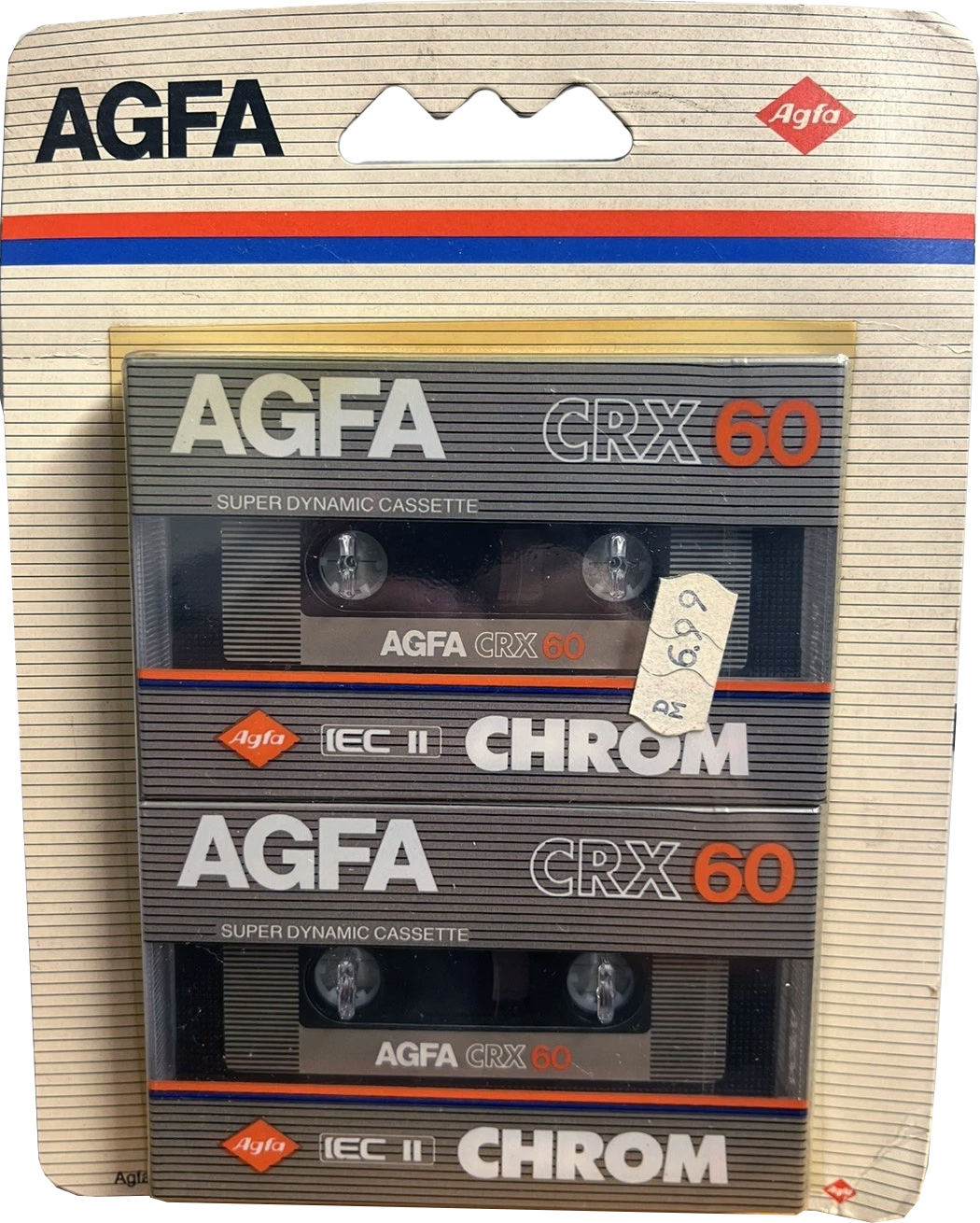Blister AGFA CRX 60 Type II Chrome 1982 Europe
