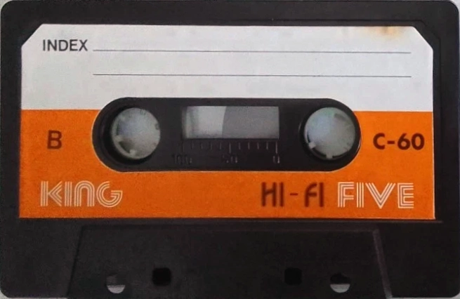 Compact Cassette King HI-FI Five 60 Type I Normal Europe