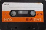 Compact Cassette King HI-FI Five 60 Type I Normal Europe